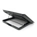 Підставка під ноутбук IceCoorel A19, 10-15.6", 6 * 60mm 580±10% RPM, корпус пластик + алюміній, 2xUSB 2.0, 350x225x26mm, Silver, Box, Q20