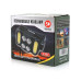 Налобний ліхтарик Voltronic K362, 4 led 5W, 2 Led Cob, red, sensor, 6 режими, корпус-пластик, водостійкий, ip44, живлення АКБ вбудований, USB Type-З кабель, 5000K, BOX