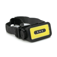 Налобний ліхтарик Voltronic K352,1 Cob, 3 Led red, 5 режими, корпус-пластик, водостійкий, ip44, живлення АКБ вбудований, USB Type-С - кабель, 6500K, BOX