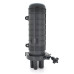 Муфта оптична Merlion ML-OP-F105H-72C, герметична, 4 введення, до 3-х касет, до 72 зварок, матеріал PP