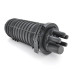 Муфта оптична Merlion ML-OP-F106H-96C, герметична, 5 вводів, до 4-х касет, до 96 зварок, матеріал PP