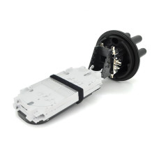 Муфта оптична Merlion ML-OP-F106H-96C, герметична, 5 вводів, до 4-х касет, до 96 зварок, матеріал PP