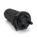 Муфта оптична Merlion ML-OP-F102H-48C, герметична, 4 введення, до 4-х касет, до 48 зварок, матеріал PP
