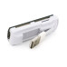 Кардрідер універсальний 4в1 MERLION CRD-7BL TF / Micro SD, USB2.0, Black, OEM Q50