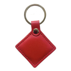 Безконтактний брелок IC MIFARE 13,56 МГц(MF-Leather ) у шкіряному чохлі, колір червоний