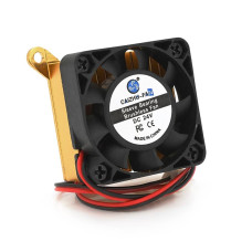 Кулер Caizhu-Fan 4010, 40x40x10mm + радіатор, 24V/0.15A, 2-pin, Black, OEM