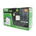 Переносний ліхтар GD-103+ Solar, 1+1 режим, 1+15Led, вбудований аккум-Powerbank 10000mAh, 2USB, 3 лампочки 3W, USB вихід, Black, Box