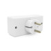 Розетка 4-х місна без заземлення SQ-ZDB01/4, 4x2.5A(10A) 250V~Max, 2300W, White, 2Р, Q100