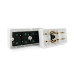 Розетка 4-х місна без заземлення SQ-ZDB01/4, 4x2.5A(10A) 250V~Max, 2300W, White, 2Р, Q100