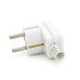 Вилка із заземленням кутова SQ-SN-03, 16A 250V, White, Q200