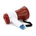 Гучномовець Megaphone ER-22BT, 15W, живлення від акумулятора 18650, СЗУ, Red/White, Box