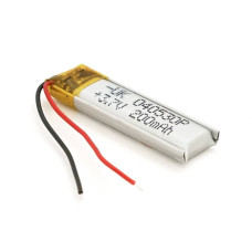 Літій-полімерний акумулятор 4*08*30mm (Li-ion 3.7В 200мА·год)