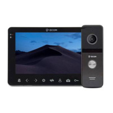 HD комплект відеодомофон та панель виклику BCOM BD-780FHD Black Kit ( 7дюймів домофон з пам'яттю, запис по руху, Full HD панель виклику )