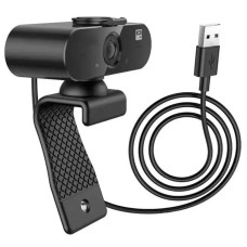 Вебкамера з гарнітурою Borofone BDI04, 1920p, пласт. корпус, Black, Q100