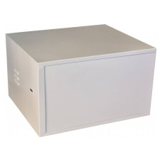 Антивандальна шафа VAGOS Lite 19" 7U - 0.8мм (520х320x450) двері пенал, замок - сувальдний, 6відп. 22мм