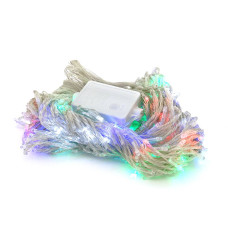 Гірлянди 330LED Водоспад (Red/Green/Blue/Yellow), 8 режимів, 3*2метри, прозора ізоляція, BOX