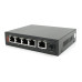 4х портовий PoE Full Gigabit комутатор ONV-POE33108PFG, 4xPoe1000Мбіт + 2х1000 Мбіт + 1хSFP 1000Мбіт, до 250м, IEEE802.3af/at, потужність 65Вт