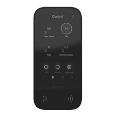 Безпроводова сенсорна клавіатура Ajax KeyPadTouchScreen black
