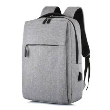Рюкзак для ноутбука Merlion 14", вихід під USB-кабель, 32х11х41 см, Grey