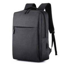 Рюкзак для ноутбука Merlion 14", вихід під USB-кабель, 32х11х41 см, Black