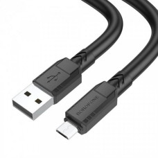 Кабель Borofone BX81, USB-Micro, 2.4A, довжина 1м, Black, BOX