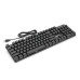 Клавіатура iMICE GK600 USB, довжина кабелю 100см, (Eng/Укр/Рус), Black, 104к