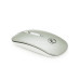 Миша бездротова iMICE E-1400, 5 кнопок, 800/1200/1600 DPI, 2.4Ghz 10м, Windows XP/Vista/Win7/8/10 Mac OS X, Rechargable, Silver, BOX, Q100