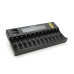 ЗУ універсальне Liitokala Lii-S12, 12+2 каналів, Ni-Mh/Li-ion/LiFePo4/крона, 220V/12V, LED+LCD, Box