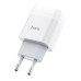 Набір СЗУ 110-240V HOCO C73A+ кабель Lighting, 2xUSB, 2.4A, кабель 1м, White, Blister