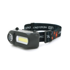 Налобний ліхтарик Voltronic KX-1804,2 Cob, White+Red, 6 режимів, корпус: пластик, водостійкий, ip44, АКБ 18650, Type-C кабель, 6500K, BOX