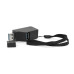 Портативний USB HUB 3.0 на 1 порт USB3.0 + 2 порту USB2.0, Black, OEM