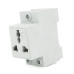 Модульна розетка Chenf Universal 3-pin на DIN-рейку, 250V/10-16A, Box