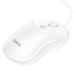 Миша провідна HOCO GM13W, 1000DPI, White, Box