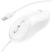 Миша провідна HOCO GM13W, 1000DPI, White, Box