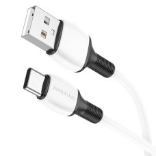 Кабель Borofone BX84, USB-Type-C, 3A, довжина 1м, White, BOX