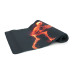 Килимок 400*800 тканинний "Fire musician" з боковою прошивкою, товщина 3 мм, колір Black-red, Пакет
