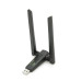 Бездротовий мережний адаптер Wi-Fi-USB LV-UAC23D, RTL8811CU, з подвійною антеною, 802.11 a/с, 600Mbps, Box