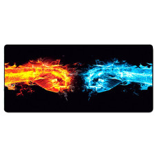 Килимок 300*700 тканинний Hands of fire з боковою прошивкою, товщина 2 мм, Black, Пакет