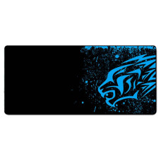 Килимок 300*700 тканинний Blue tiger з боковою прошивкою, товщина 2 мм, Black, Пакет