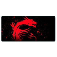 Килимок 300*700 тканинний Red Dragon з боковою прошивкою, товщина 2 мм, Black, Пакет