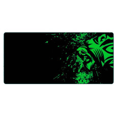 Килимок 300*700 тканинний Green tiger з боковою прошивкою, товщина 2 мм, Black, Пакет