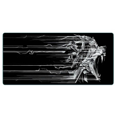 Килимок 300*700 тканинний Ghost Wolf з боковою прошивкою, товщина 2 мм, Black, Пакет