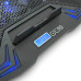 Підставка під ноутбук IceCoorel K5, 10-15", 1*125mm 1400±10% RPM + 4*70mm 2500±10%RPM, корпус пластик+алюміній, 2xUSB2.0, 365x297x30mm, Blue,Box, Q18