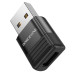 Перехідник Borofone BV18 USB2.0(M) => Type-C(F), Black, Blister