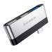 Перехідник BOROFONE DH1 Type-C(Male) - USB3.0+2*USB2.0, Black, Box