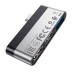 Перехідник BOROFONE DH1 Type-C(Male) - USB3.0+2*USB2.0, Black, Box