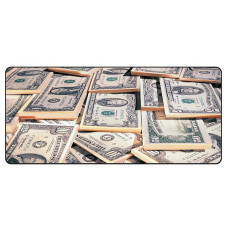 Килимок 300*800 тканинний Dollars з боковою прошивкою, товщина 5 мм, колір Gray, Пакет