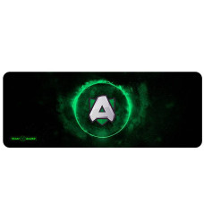 Килимок 300*700 тканинний RAZER TEAM з боковою прошивкою, товщина 3 мм, колір Black/Green, OEM