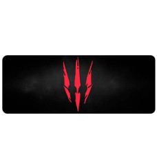 Килимок 300*800 тканинний Witcher 3 з боковою прошивкою, товщина 2 мм, Пакет