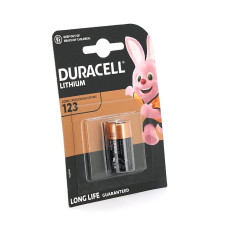 Батарейка DURACELL DL 123, 1 шт у блістері, ціна за блістер